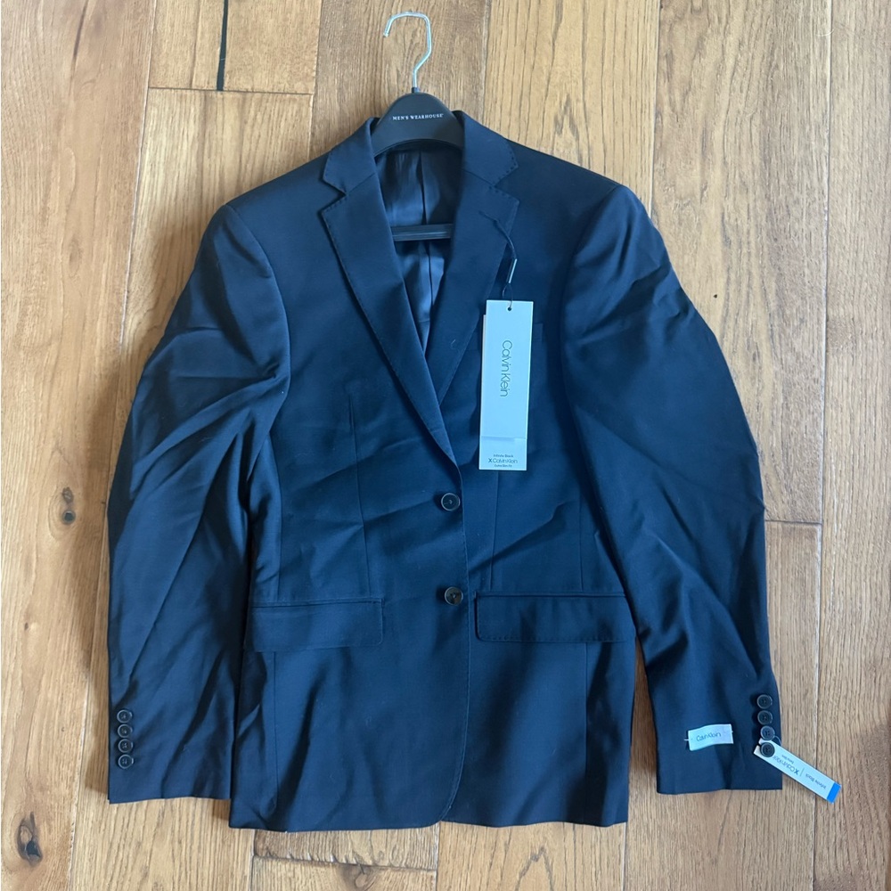 Calvin Klein Black Sport Coat Classic Design